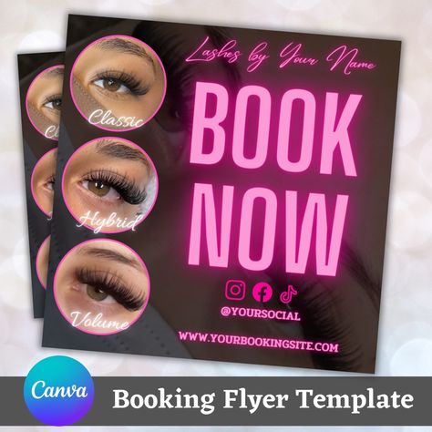 Lashes Flyer Design, Lash Tech Flyers, Lash Flyer Ideas, Lash Flyer Design, Sleek Braided Ponytail, Lash Flyer, Instagram Flyer, Client Review, Booking Flyer