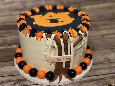 Auburn cake with Toomer tree Auburn Cake, Happy 2nd Birthday, Auburn University, Cake Images, Eat Cake, Cake Ideas, Auburn, Birthday Cake, Happy Birthday