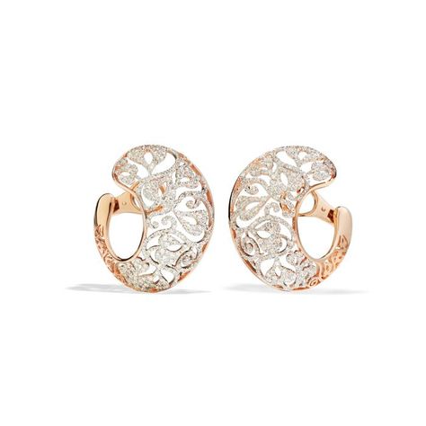 Pomellato at Orsini Fine Jewellery Diamond Pendants Designs, Diamond Huggies, Diamond Jewelry Store, Fine Jewels, Classic Jewelry, Rose Gold Earrings, Arabesque, Jewelry Lover, Gold Gold