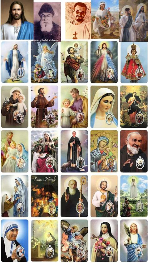 Catholic stickers free printable Tutti I Santi, Catholic Stickers, Bigfoot Pictures, Roman Catholic Art, Mary Jesus Mother, Santi Cattolici, Virgin Mary Art, Catholic Decor, Biology Art