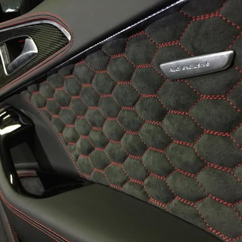 The Hog Ring | Auto Upholstery sur Instagram : Hexagons on the headliner and a ton of topstitching for #frenchseamfriday on this #suede #audi interior by @betin_mikhail #thehogring… Custom Car Interior Upholstery, Old Woman Dress, 35 Year Old Woman, Vw R32, Car Interior Upholstery, Cars Interior, Automotive Upholstery, Vw Lt, Custom Car Interior