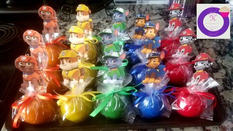 Paw Patrol Candy Apples, Marshall Paw Patrol, Paw Patrol Birthday Party, Patrol Party, Paw Patrol Party, Candied Fruit, Paw Patrol Birthday, Party Desserts, Candy Apples