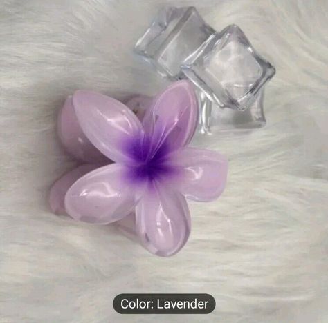 Flower Hair Claw, Claw Clip Hair, Floral Type, Lavender Flower, Hair Claw Clip, Clip Hair, Resin Flowers, Lavender Flowers, Hair Claws & Clips