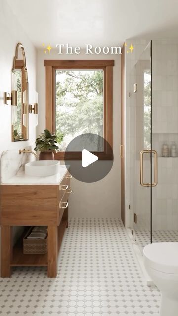 Edward Martin on Instagram: "Talk about a charming bathroom with a darling tile combo.

Featuring:
- Everly 3x8 Matte Ceramic Tile in Cloud
- Quinn 12x12 Matte Porcelain Octagon Mosaic Tile in Grey & White

#bathroom #shower #tile #mosaic #handcraft #handcraftlook #serene #oasis #bathroomdecor #interiordesign #bathroomideas #neutrals #aesthetic #homedecor #housegoals" Earth Tone Bathroom Ideas Shower Tiles, White And Brown Shower Tile, Daltile Mesmerize Bathroom, House Goals, Oasis, Ceramic Tiles, Grey And White, Bathroom Decor, Bath