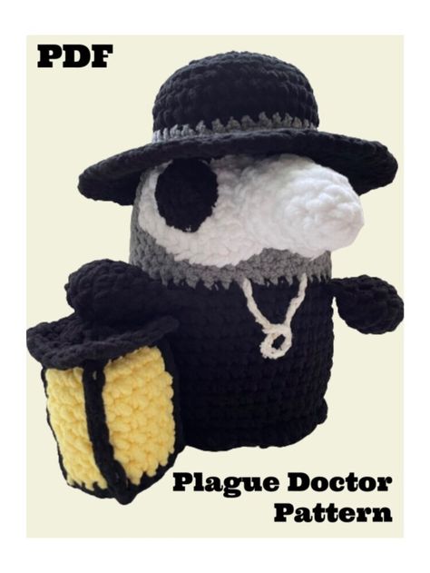 The Plague Doctor, Clothes Embroidery, Unique Tools, Clothes Embroidery Diy, Bernat Blanket, Bernat Blanket Yarn, Embroidery Diy, Super Bulky Yarn, Fun Crochet