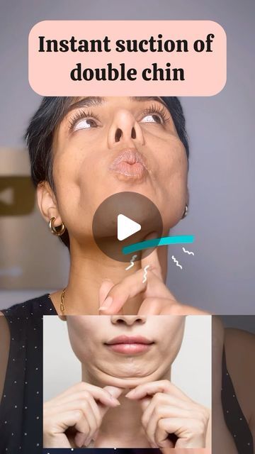 Facial Exercises For Slimmer Face, Face Sculpting Exercises, Exercises For Double Chin, Beginner Exercise, Facial Exercise, Massage Routine, Double Chin Exercises, Saving Face, Face Massage Techniques