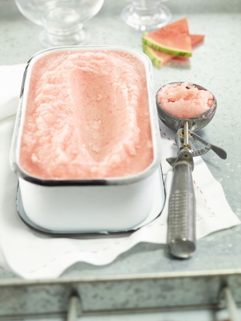 Creamy Watermelon Sherbet