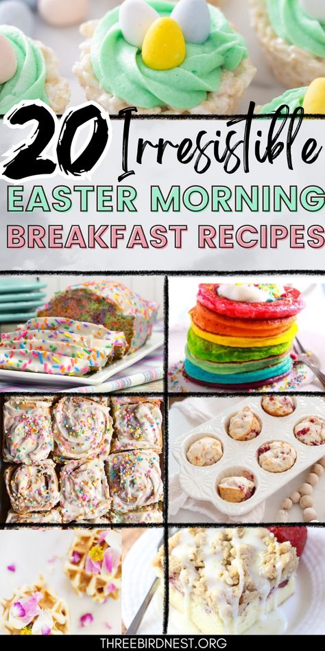 If you want to make Easter morning special check out this list of magical Easter morning breakfast recipes that will will add a little magic to your memories.  Easter breakfast ideas, Easter recipes for kids, Easter morning recipes for kids, Easter breakfast ideas for adults, Easter brunch recipes, Easy Easter morning recipes, Colorful Easter recipes, Colorful breakfast recipes, Rainbow pancakes, Easter sprinkle recipes, morning cake recipes, Tea party recipes for kids. Easter Morning Breakfast Kids, Easter Breakfast Ideas For Kids, Easy Easter Breakfast Ideas, Easy Easter Breakfast, Easter Breakfast Ideas, Morning Breakfast Recipes, Easter Breakfast Casserole, Easter Morning Breakfast, Easter Pancakes