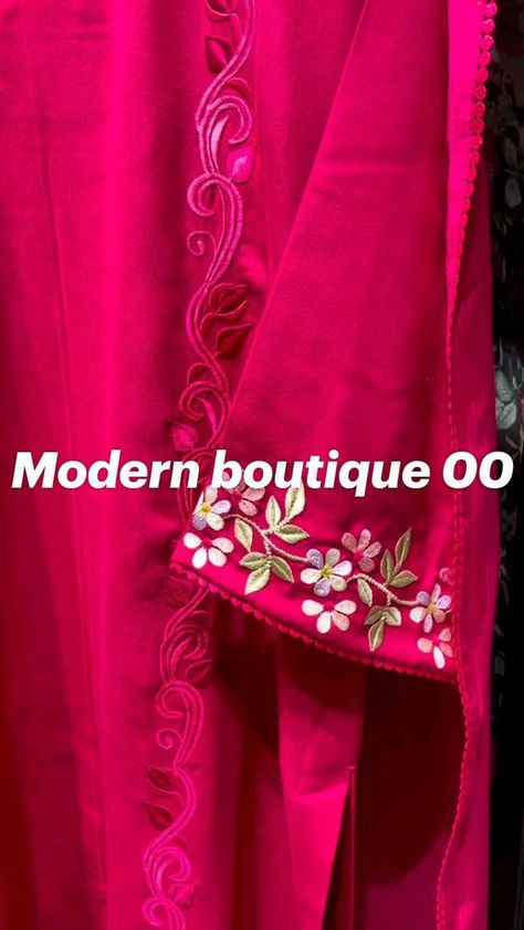 New Punjabi Suits, Latest Punjabi Suits, Embroidery Suits Punjabi, Embroidery Fashion Detail, Embroidery Boutique, Boutique Suits, Dress Design Patterns, Hand Work Embroidery, Embroidery Suits Design