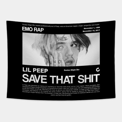 Lil Peep Bracelet Ideas, Lil Peep Room Decor, Lil Peep Room Ideas, Lil Peep Tapestry, Diy Bedroom Decor For Couples, Lil Peep Star Shopping, Lil Peep Merch, Lil Tracy, Tapestry Room