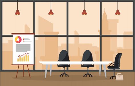 Meeting Room Illustration, Office Animation, Meeting Room Background, Office Cartoon, Graphics Tutorial, Street Background, Business Flats, Motion Graphics Tutorial, Conference Meeting