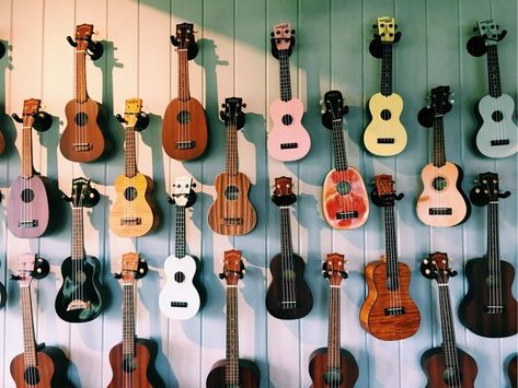 Hawaii Ukulele, Ukulele Design, Guitar Aesthetic, Ukulele Music, Hawaii Beach, Elementary Music, Ukelele, Axes, Ukulele