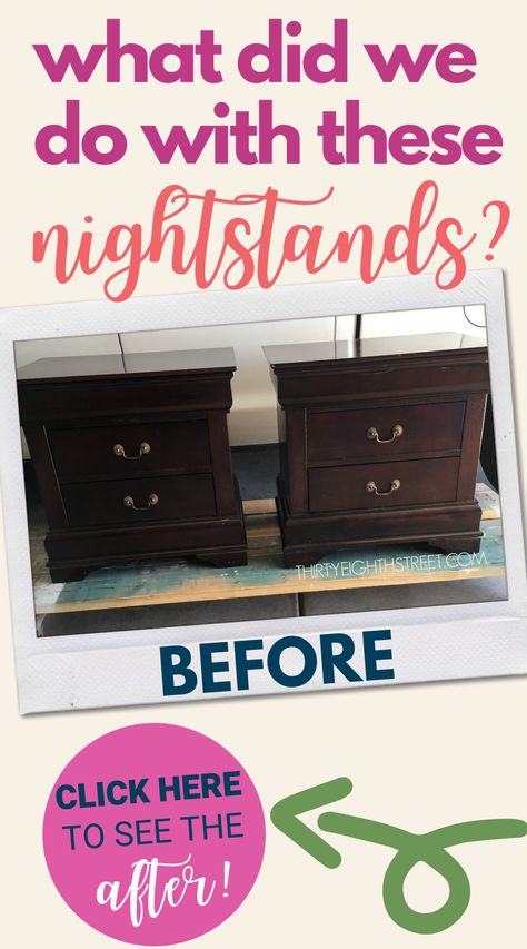 Chalk Paint Bedside Table Night Stands, Redo Bedside Table, Bedroom Tables Night Stands, Nite Stands Bedside Tables, Paint Bedside Table Diy, Night Stand Repurpose, How To Paint Nightstand, Redo Bedside Table Night Stands, Popular Nightstand Colors