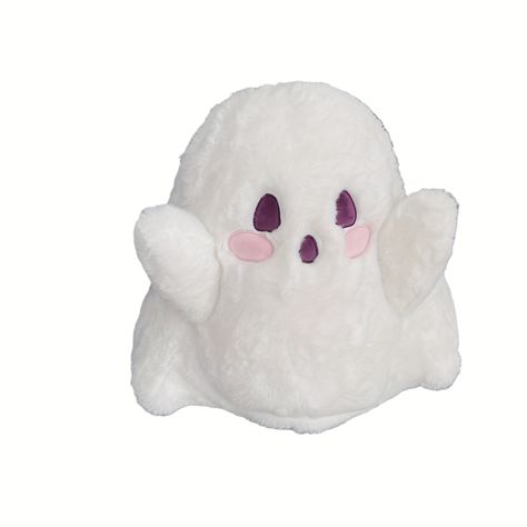 Faster shipping. Better service Halloween Plushies, Halloween Cute Ghost, Doll Backpack, Square Backpack, Ghost Cartoon, Cartoon Backpack, Plush Bags, Plush Backpack, Striped Bags