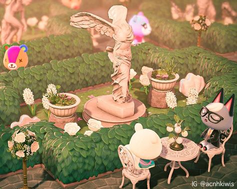 Acnh Garden, Sunset Garden, Ac Ideas, Acnh Inspiration, Animal Crossing 3ds, Hair Dyed, Animal Crossing Guide, Animal Crossing Wild World, European Aesthetic