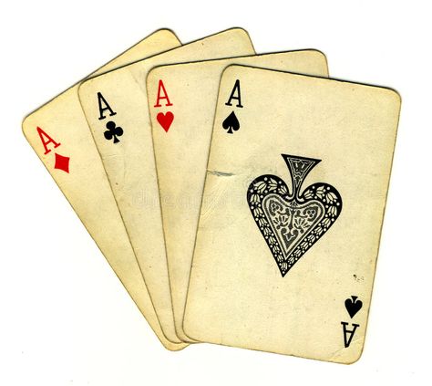 Vintage Poker Cards, Old Playing Cards, Card Tattoos, Ace Cards, Playing Card Tattoos, Art Nuevo, Cards Aesthetic, Biker Bar, Piece Tattoo