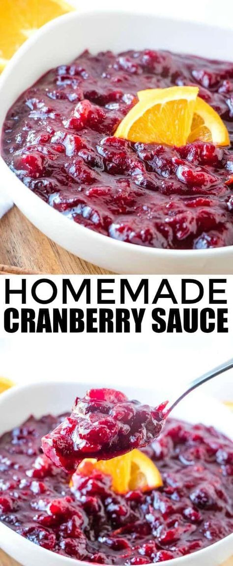 Easy, flavorful and perfect for your next holiday gathering this Homemade Cranberry Sauce recipe from Tornadough Alli is our go to recipe! With minimal ingredients and time, you won't believe how deliciously simple it is. Add this to your Thanksgiving and Christmas dinner menu! Cranberry Sauce Thanksgiving, Cranberry Thanksgiving, Thanksgiving Food Sides, Homemade Cranberry Sauce, Christmas Orange, Best Thanksgiving Recipes, Easy Thanksgiving Recipes, Cranberry Sauce Recipe, Thanksgiving Dinner Recipes