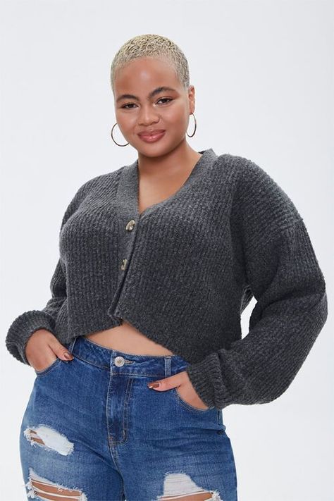 Plus Size Cropped Cardigan Cardigan Outfit Plus Size, Plus Size Crop Top Outfit, Cropped Cardigan Outfit, Cropped Sweater Outfit, Plus Size Cropped, Plus Size Crop Tops, Accessories Inspiration, The Cardigans, Girls Crop Tops