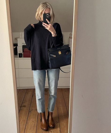 Mode Tips, Look Jean, Mum Fashion, London Outfit, Stylish Work Outfits, Evening Outfits, Mode Inspo, 가을 패션, Looks Style