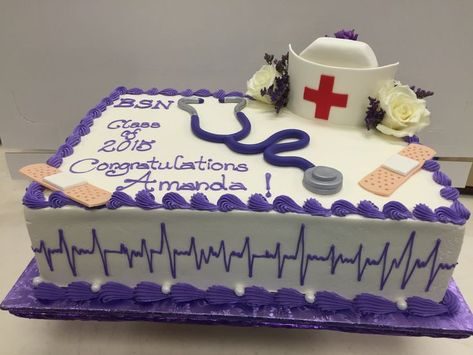 Nurses Graduation Cakes, Cakes For Nurses Graduation, Graduation Cake Nursing, Nurse Cake Ideas Simple, Nurse Cake Ideas Graduation, Nurse Graduation Party Food, Dr Cake, Pharmacy Cake, Nursing Graduation Cakes