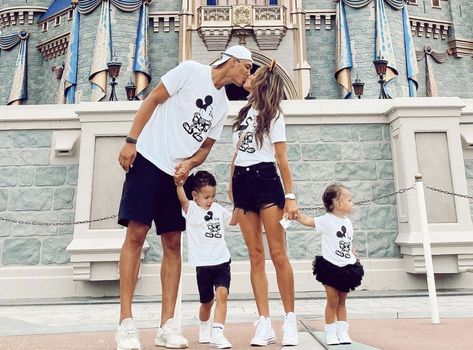 Black and white Mickey family shirts #familymatching #mickeymouse #heymadinelson All White Disney Outfit, Family Photos At Disney World, Family Disney Outfits Matching, Family Of 3 Disney Outfits, Family Vacation Outfit Ideas, Family Outfits Disney World, Matching Disneyland Outfits, Disney World Outfits Mommy And Me, Disney Park Family Outfits