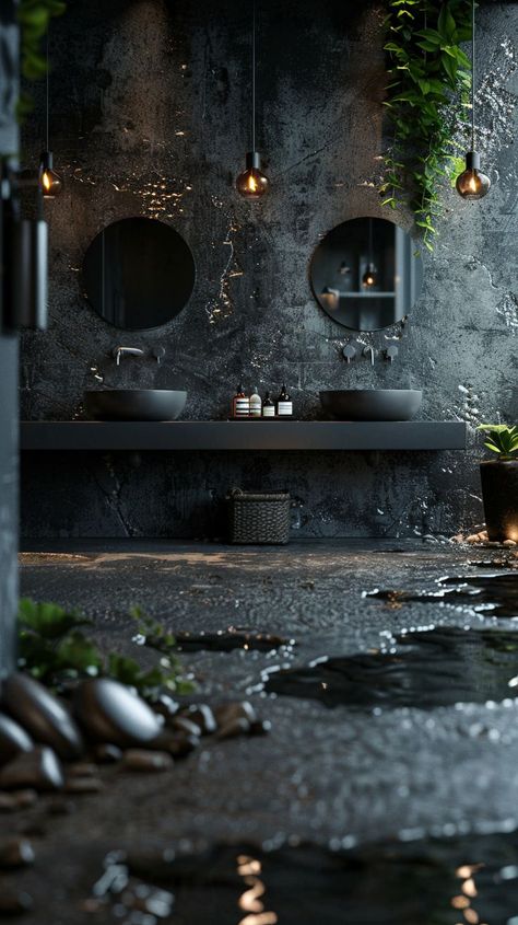 Professional Bathroom, Massage Room Decor, Guest Bathroom Renovation, Black Bedroom Design, Bathroom Interior Design Modern, Zen Interiors, Guest Bathroom Remodel, Condo Design, Outdoor Bath