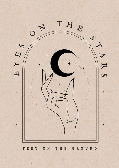 Moon And Stars Art, Quote Moon, Bohemian Quotes, Galaxy Quotes, Boho Quotes, Tattoo Posters, Boho Tattoos, Planet Tattoos, Stars Art