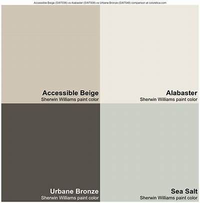 Sherwin Williams Accessible Beige Accessible Beige Color Palette Home, Sherwin Williams Accessible Beige Color Palette, Deep Beige Paint Colors, Paint Colors That Go With Sw Accessible Beige, Iron Ore And Accessible Beige, Greens That Go With Accessible Beige, Sherwin Williams Accessible Beige Exterior, Accesible Beige Color Scheme, Accessible Beige Sherwin Williams Exterior