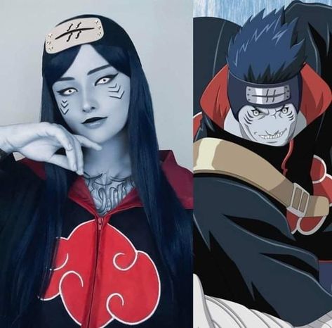 Naruto Halloween Costumes, Akatsuki Cosplay, Naruto Costumes, Anime Cosplay Ideas, Halloween Parejas, Anime Cosplay Makeup, Anime Makeup, Naruto Cosplay, Cosplay Diy