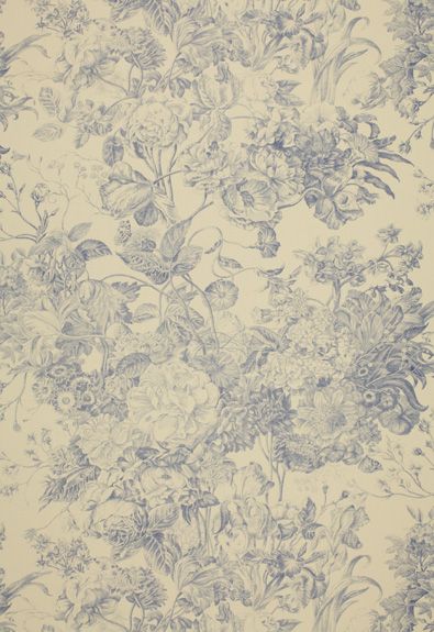 Wallpaper And Trim, Papel Vintage, Schumacher Fabric, Toile Fabric, Wall Rug, Famous Designer, French Fabric, Fabric Inspiration, Pretty Fabric