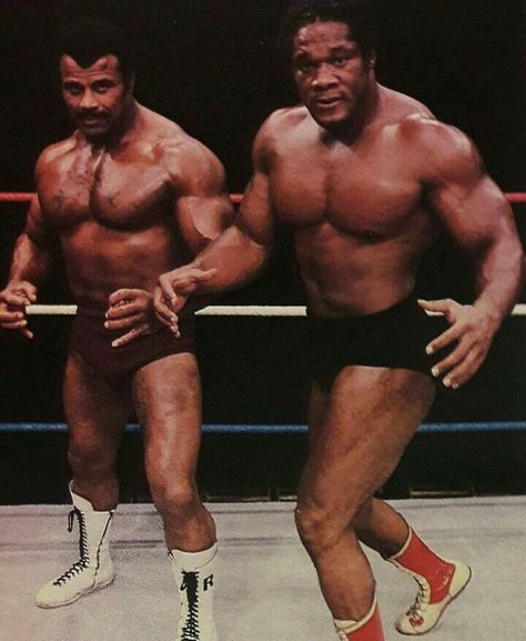 Tony Atlas & Rocky Johnson Rocky Johnson, Tony Atlas, Jordyn Wieber, Olympic Games Sports, Wrestling Posters, Tna Impact, Wrestling Stars, Olympic Gymnastics, Ric Flair