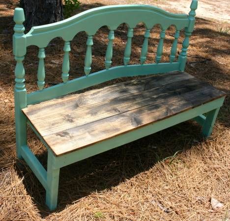 Diy Bank, Bed Frame Bench, Headboard Benches, Headboard Bench, Transforming Furniture, American Paint, Diy Bench, Wood Bed Frame, Bed Bench