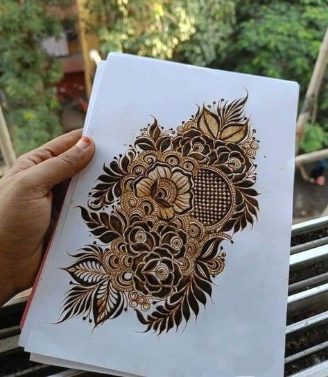 Mehndi Learning, Practice Henna, Hanna Tattoo, Mehndi Video, Mehndi Ideas, Henna Flower Designs, Full Mehndi, Beginner Henna, Indian Mehndi