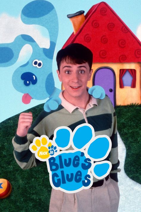 Steve Blues Clues, Blues Clues Characters, Big Blue House, Blue's Clues And You, Nostalgic Pictures, Blue's Clues, Blue’s Clues, Kids Tv Shows, 90s Cartoons