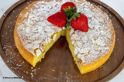 The Best Flourless Italian Almond Cake with Almond Paste - Italian Almond Cake Recipe, Italian Almond Cake, Flourless Almond Cake, Top Round Roast Recipe, Almond Paste Cookies, Almond Paste Recipes, Almond Cake Recipe, Elegant Food, Almond Paste