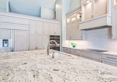 River white granite countertops