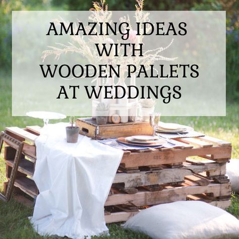 Fall Country Wedding Table Decorations, Wedding Pallets Ideas, Barn Decorating Ideas Wedding, Wood Wedding Theme, Rustic Diy Wedding Decorations, Wedding Pallet Ideas, Pallet Wedding Ideas, Wooden Pallet Wedding, Pallet Wedding Decor