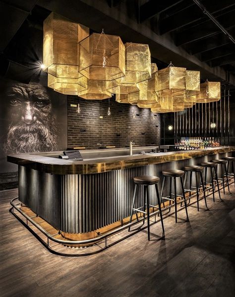 Luxury Bar Design, Bar Lounge Design, Bar Counter Design, Modern Restaurant Design, Bar In Casa, Nightclub Design, Bar Interior Design, Luxury Bar, Home Bar Designs