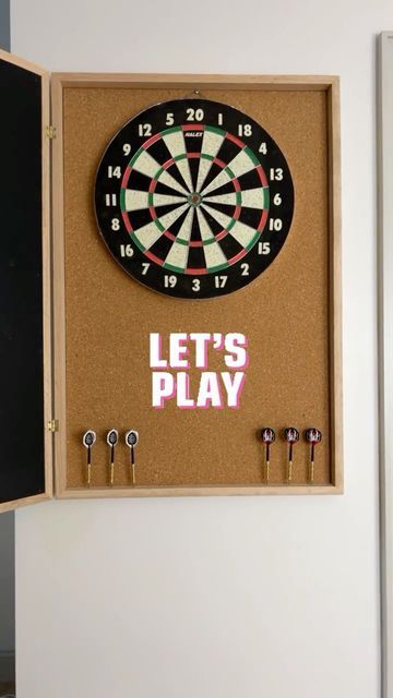 How To Hang A Dart Board, Diy Cork Dart Board, Retail Jokes, Dart Board Wall Ideas, Dart Board Wall, Frat House, Cork Sheet, Farmhouse Vibes, Cork Diy