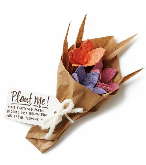 Seed Paper Bouquet Seed Paper Diy, Seed Paper Favors, Scrapbook Tools, Flower Seed Paper, Seeds Gifts, Kids Market, Paper Craft Tools, Plantable Seed Paper, Viking Sewing