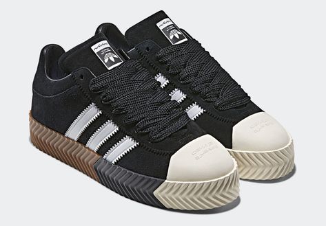 Alexander Wang x Adidas AW Skate Super 'Black' (Pair) Adidas Alexander Wang, Sneakers Aesthetic, Corset Styles, Sneaker Lovers, Hip Clothes, Shoe Company, Aesthetic Shoes, Wedge Sneakers, Best Sneakers