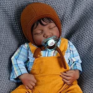 Reborn Baby Dolls Black, Real Life Baby Dolls, Realistic Baby Dolls, Newborn Baby Dolls, Brown Hats, Newborn Babies, Childrens Christmas, Kid Character, Reborn Baby Dolls