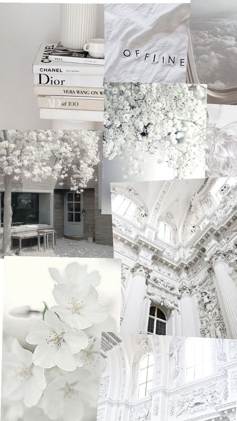 Aesthetic White Pictures, White Wallpaper Collage, White Collage Aesthetic, White Asthetics Wallpaper, White Aesthetic Collage, White Wallpapers, Baby Blue Wallpaper, Cute Wallpapers For Ipad, Bmw Wallpapers