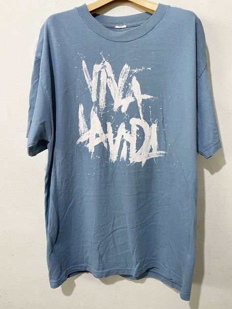 Coldplay Viva La Vida T-shirt Up And Up Coldplay, Coldplay Vinyl, Coldplay Tshirt, Coldplay Tshirt Design, Coldplay Shirts, Vintage Hiphop, When You Try Your Best But Dont Succeed Coldplay, Viva La Vida, Youtube Logo