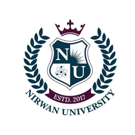 #universitykart #nirwanuniversitylogo #nirwanuniversitycampus #nirwanuniversityphoto British Logo Design, Logo Design University, University Logo Design, Logo For School, Logo University, University Design, Alfabet Font, Academy Logo, Team Logo Design