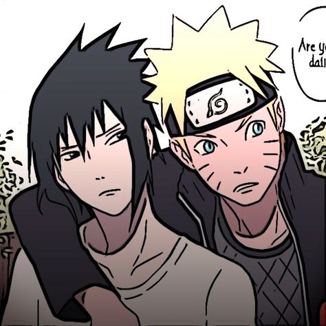 Naruto With Sasuke, Naruto And Sasuke Shippuden, Sasuke Aesthetic Icon, Naruto And Sasuke Pfp, Naruto And Sasuke Icon, Narusasu Cute, Sasuke And Boruto, Naruto X Saskue Ship, Naru Sasu