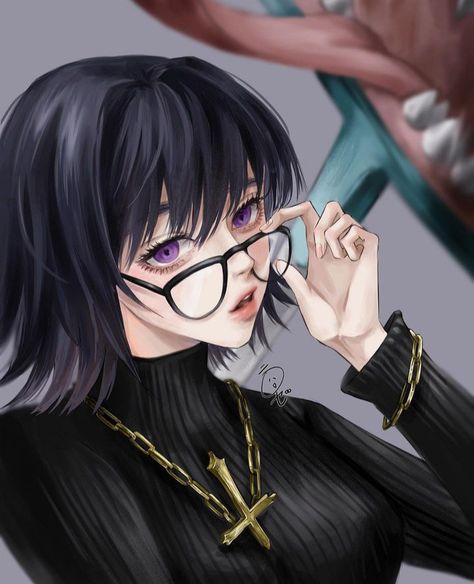 Shizuku Hxh Girl With Glasses, Hunter X Hunter Shizuku Icon, Shizuku Hunter X Hunter, Shizuku Murasaki, Hunter X Hunter Shizuku, Girl With Glasses, Brown Eyes Black Hair, Anime Boy Hair, Anime Black Hair