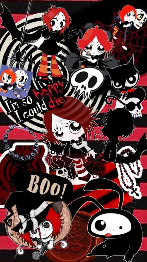 #Ruby #rubygloom #rubyxskullboy Ruby Gloom Wallpaper, Ruby Gloom, Scene Wallpaper, Future Wallpaper, Twilight Pictures, Rawr Xd, Y2k Emo, Goth Art, Disney Princess Pictures