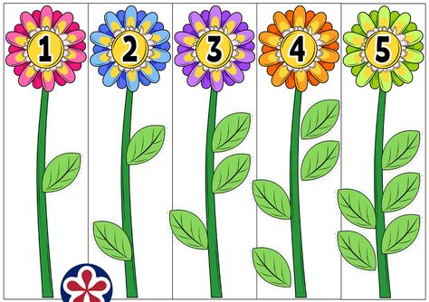 Flower Art Activities, Art Activities For Preschool, Flowers Kindergarten, Odd Or Even, Diy Coloring Books, Birthday Party Clipart, Autumn Leaves Craft, Plant Activities, Printable Shapes