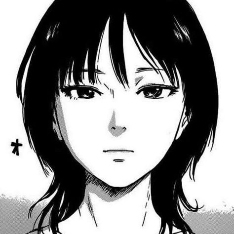 Manga Girl Icons Anime Character, Short Videos, Black Hair, Bangs, Created By, Hair, Anime, White, Black